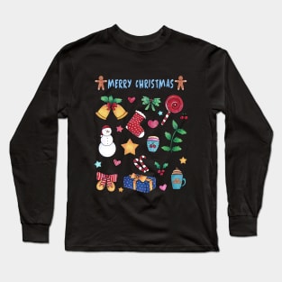 Cute Merry Christmas Stuff Long Sleeve T-Shirt